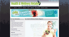 Desktop Screenshot of healthandwellnessretailer.com